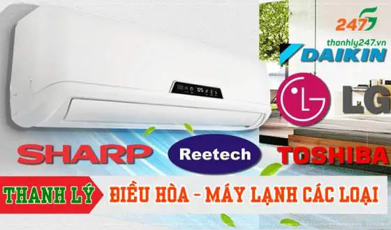 Thanh lý điều hòa, máy lạnh cũ