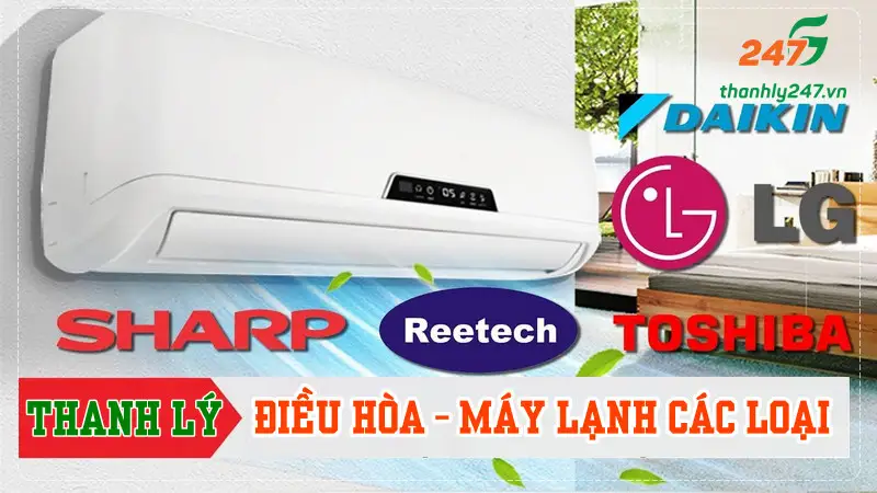 Thanh lý điều hòa, máy lạnh cũ