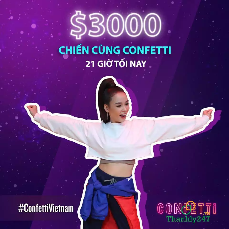 Giải thưởng của Confetti Việt Nam là bao nhiêu ?
