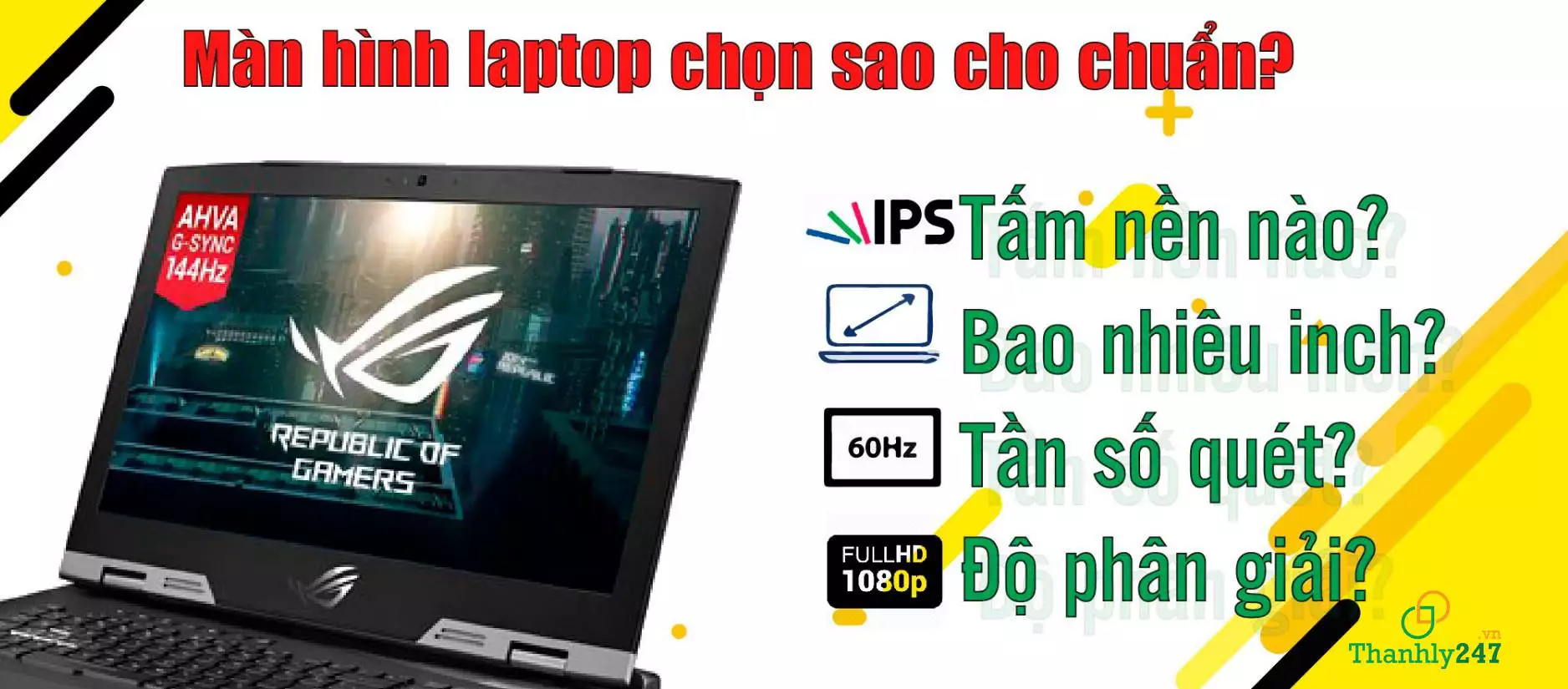 Chọn mua màn hình máy tính
