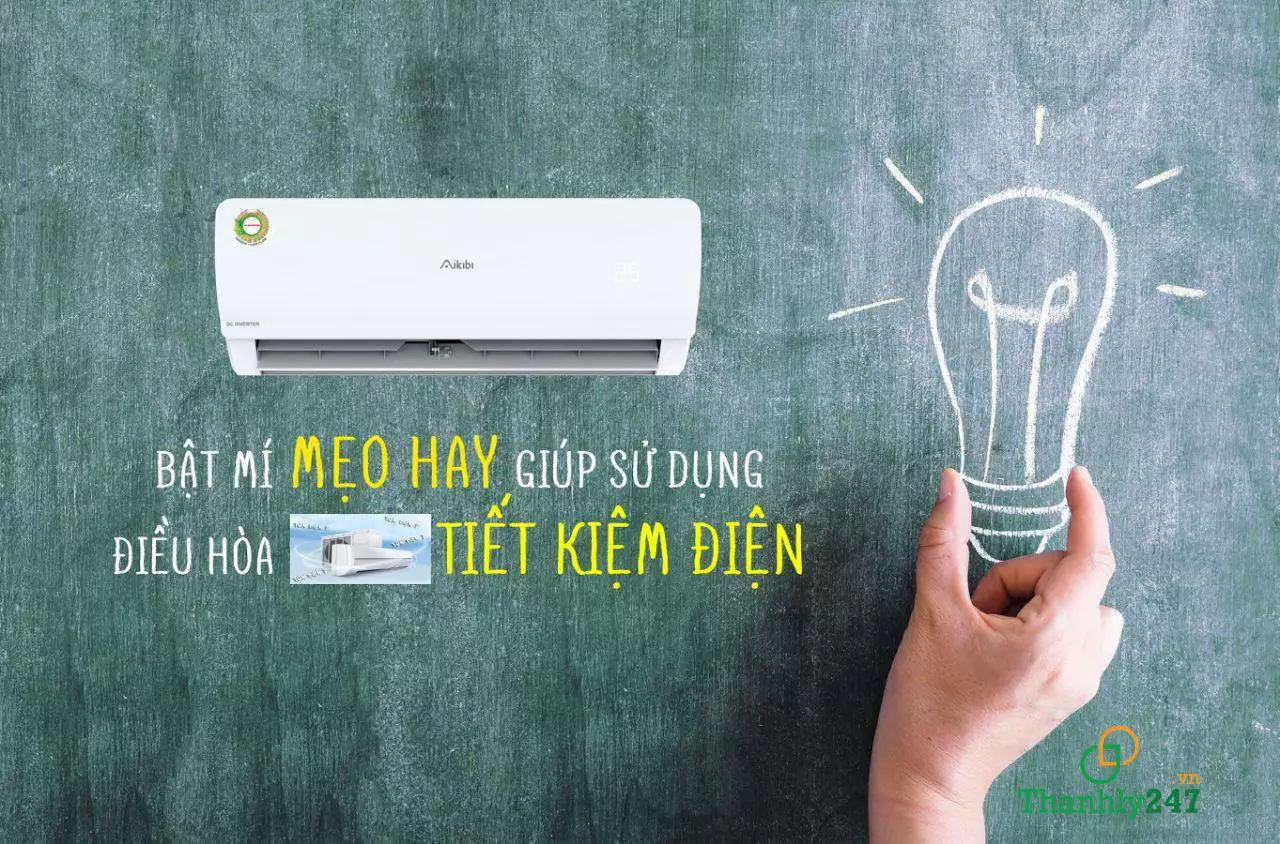 Cách tiết kiệm điện trong quá trình sử dụng điều hòa