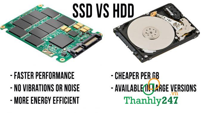 Sự khác nhau giữa ổ cứng HDD và SSD bạn cần lưu ý
