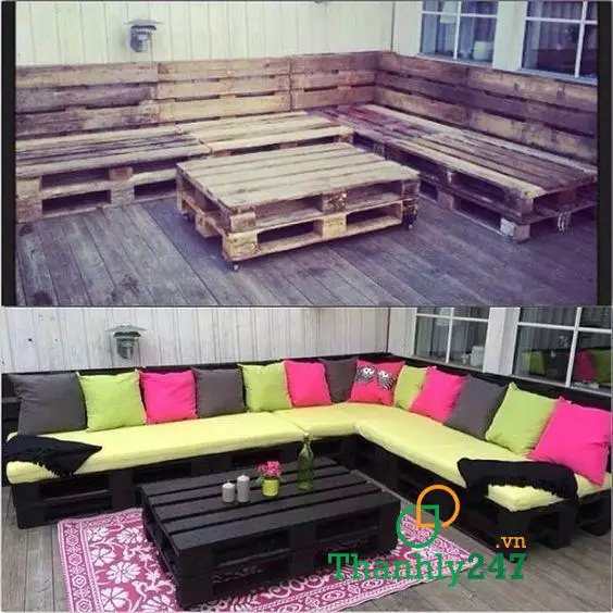 Những chiếc pallet gỗ đóng hàng?