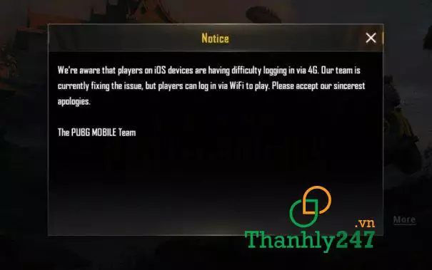 Khắc phục lỗi khác Version trên PUBG Mobile