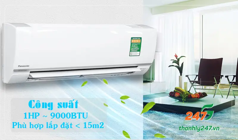 Phân khúc điều hòa 1 chiều Panasonic PU9TKH-8 9000BTU