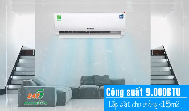 Phân khúc dòng điều hòa 1 chiều 9000BTU phân khúc giá rẻ