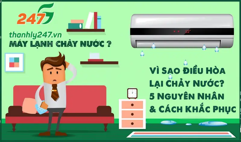 Vì Sao Điều Hòa Lại Chảy Nước? 5 Nguyên Nhân Và Cách Khắc Phục