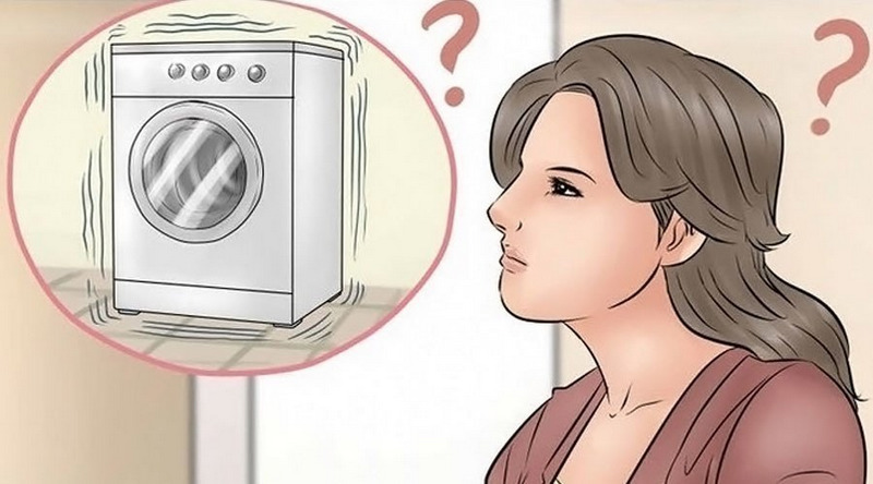 Máy giặt rung lắc bất thường không biết do đâu?